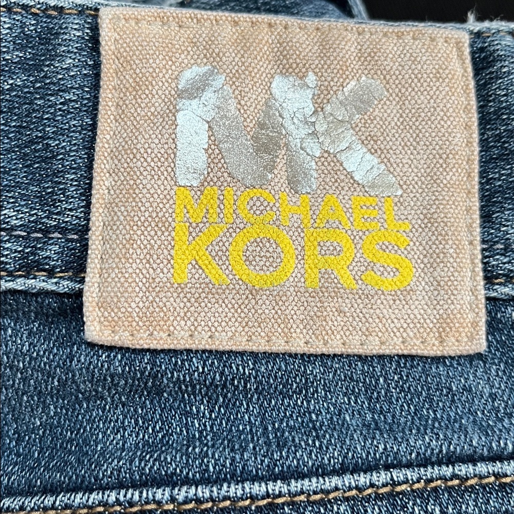 Michael Kors Women's Bootcut Jeans Size 4 Button Flap Pockets Medium Wash - Picture 2 of 9